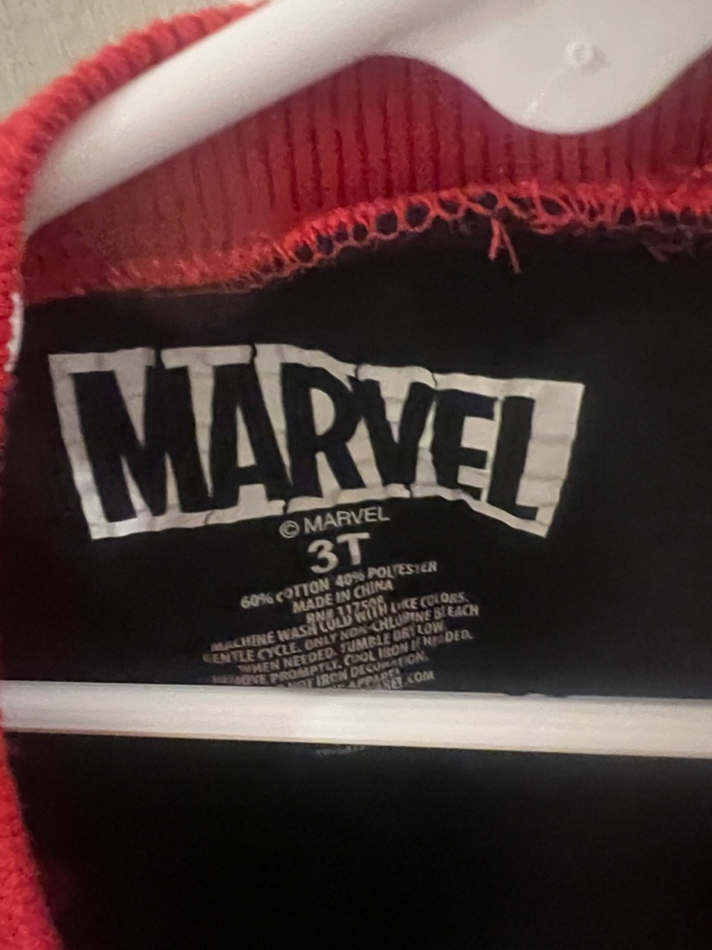 Marvel Black & Red Spidey Web-Spinners Pullover - Picture 2 of 3